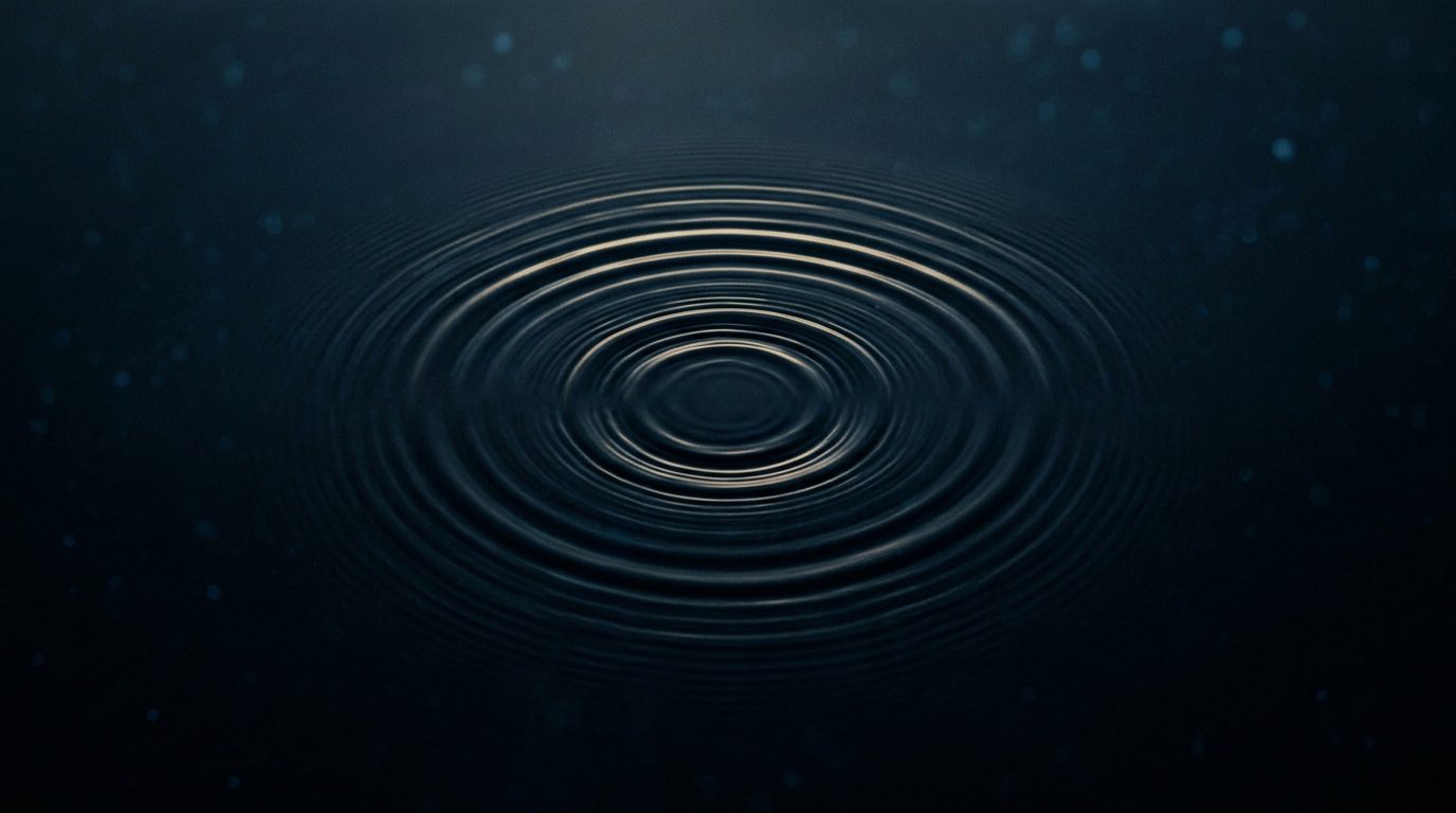 Concentric resonance rings echoing across deep space